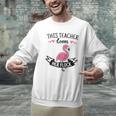 This Teacher Loves Her Flock Cute Flamingo Teacher Men Graphic Sweatshirt, gift for family, gift for coworker