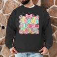 100 Days Of School Preppy 100th Day Of School Teacher Kids Men Graphic Sweatshirt, novelty gifts, funny gifts