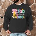100 Days Of School Preppy 100th Day Of School Teachers Girls Men Graphic Sweatshirt, novelty gifts, funny gifts 100 Days Of School Preppy 100th Day Of School Teachers Girls Men Graphic Sweatshirt, novelty gifts, funny gifts