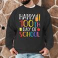 100 Days Of School Teacher And Student Men Graphic Sweatshirt, novelty gifts, funny gifts 100 Days Of School Teacher And Student Men Graphic Sweatshirt, novelty gifts, funny gifts