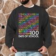 100th Day Of School Teacher Kids 100 Days Math Numbers Men Graphic Sweatshirt, novelty gifts, funny gifts