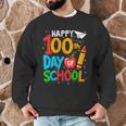 100th Day Of School Teachers Kids Happy 100 Days Men Graphic Sweatshirt, novelty gifts, funny gifts