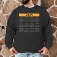 2025 Calendar For Planners Teachers Offices Months Men Graphic Sweatshirt, novelty gifts, funny gifts