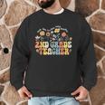 2nd Second Grade Teacher Appreciation Teaching Wildflowers Men Graphic Sweatshirt, novelty gifts, funny gifts