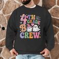 4th Grade Boo Crew Fourth Grade Teacher Kids Happy Halloween Men Graphic Sweatshirt, novelty gifts, funny gifts