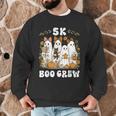 5K Boo Crew Halloween Teacher K5 Floral Ghost Trick Or Teach Men Graphic Sweatshirt, novelty gifts, funny gifts
