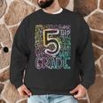 5th Grade Typography Team Fifth Grade Teacher Back To School Men Graphic Sweatshirt, novelty gifts, funny gifts