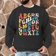 Alphabet Hi Back To School ABC Pre K Kindergarten Teacher Men Graphic Sweatshirt, novelty gifts, funny gifts Alphabet Hi Back To School ABC Pre K Kindergarten Teacher Men Graphic Sweatshirt, novelty gifts, funny gifts