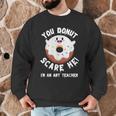 Art Teacher Halloween Donut Lover Costume Kawaii Monster Men Graphic Sweatshirt, novelty gifts, funny gifts Art Teacher Halloween Donut Lover Costume Kawaii Monster Men Graphic Sweatshirt, novelty gifts, funny gifts
