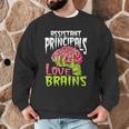 Assistant Principals Love Brains Zombie Teacher Halloween Men Graphic Sweatshirt, novelty gifts, funny gifts Assistant Principals Love Brains Zombie Teacher Halloween Men Graphic Sweatshirt, novelty gifts, funny gifts
