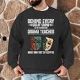 Theatre Teacher Drama Lover Theatre Mask Drama Teacher Men Graphic Sweatshirt, novelty gifts, funny gifts