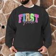 Back To School Neon Checkered First Grade Colorful Teacher Men Graphic Sweatshirt, novelty gifts, funny gifts Back To School Neon Checkered First Grade Colorful Teacher Men Graphic Sweatshirt, novelty gifts, funny gifts