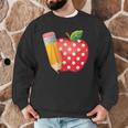 Back To School Pencil And Apple Teacher Student Men Graphic Sweatshirt, novelty gifts, funny gifts