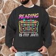 Back To School Retro Reading Is My Jam 80s Teacher Boombox Men Graphic Sweatshirt, novelty gifts, funny gifts Back To School Retro Reading Is My Jam 80s Teacher Boombox Men Graphic Sweatshirt, novelty gifts, funny gifts