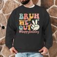 Bruh We Out Teacher Retro Last Day Of School Boys Girls Kids Men Graphic Sweatshirt, novelty gifts, funny gifts Bruh We Out Teacher Retro Last Day Of School Boys Girls Kids Men Graphic Sweatshirt, novelty gifts, funny gifts