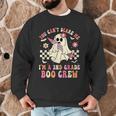 You Can't Scare Me Im A 2nd-Grade Boo Crew Teacher Halloween Men Graphic Sweatshirt, novelty gifts, funny gifts