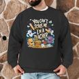 You Can't Scare Me I'm A Teacher Cool Math Teacher Halloween Men Graphic Sweatshirt, novelty gifts, funny gifts