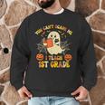 You Can't Scare Me I Teach First Grade Halloween Teacher Men Graphic Sweatshirt, novelty gifts, funny gifts