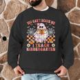 You Cant Scare Me I Teach Kindergarten Teacher Halloween Men Graphic Sweatshirt, novelty gifts, funny gifts