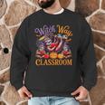 Way To Classroom Halloween Witch Three Cute Sloths Teacher Men Graphic Sweatshirt, novelty gifts, funny gifts Way To Classroom Halloween Witch Three Cute Sloths Teacher Men Graphic Sweatshirt, novelty gifts, funny gifts