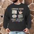 Communication Looks Different For Everyone SPED Teacher ASD Men Graphic Sweatshirt, novelty gifts, funny gifts Communication Looks Different For Everyone SPED Teacher ASD Men Graphic Sweatshirt, novelty gifts, funny gifts