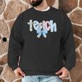 Coquette Bow Teach Teacher Happy First Day Back To School Men Graphic Sweatshirt, novelty gifts, funny gifts Coquette Bow Teach Teacher Happy First Day Back To School Men Graphic Sweatshirt, novelty gifts, funny gifts