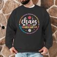 Cute Chaos Coordinator Teacher First Day Of School Men Graphic Sweatshirt, novelty gifts, funny gifts