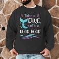 Cute Mermaid Librarian Teacher Dive Into A Good Book Reading Men Graphic Sweatshirt, novelty gifts, funny gifts Cute Mermaid Librarian Teacher Dive Into A Good Book Reading Men Graphic Sweatshirt, novelty gifts, funny gifts