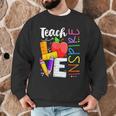 Cute Teach Love And Inspire Men Women Teacher Men Graphic Sweatshirt, novelty gifts, funny gifts
