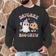 Daycare Boo Crew Groovy Halloween Floral Ghost Kid Teacher Men Graphic Sweatshirt, novelty gifts, funny gifts