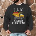 I Dig Kindergarten Student Teacher Construction First Day Men Graphic Sweatshirt, novelty gifts, funny gifts