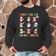 What Are We Doing Today PE Teacher Snowman Christmas Men Graphic Sweatshirt, novelty gifts, funny gifts What Are We Doing Today PE Teacher Snowman Christmas Men Graphic Sweatshirt, novelty gifts, funny gifts