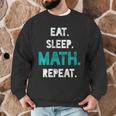 Eat Sleep Math Repeat Math Teacher Men Women Girls Kids Men Graphic Sweatshirt, novelty gifts, funny gifts