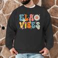 English Teacher Ela Vibes Teacher Kids First Day Of School Men Graphic Sweatshirt, novelty gifts, funny gifts