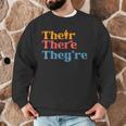 English Teacher Their There Theyre Grammar Men Women Men Graphic Sweatshirt, novelty gifts, funny gifts