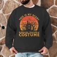 English Teacher Matching This Is My Scary Halloween Costume Men Graphic Sweatshirt, novelty gifts, funny gifts
