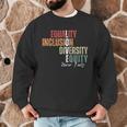 Equality Inclusion Diversity Equity Love Never Fails Teacher Men Graphic Sweatshirt, novelty gifts, funny gifts Equality Inclusion Diversity Equity Love Never Fails Teacher Men Graphic Sweatshirt, novelty gifts, funny gifts