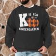 Fall Kindergarten Teacher K Is For Buffalo Plaid Pumpkin Men Graphic Sweatshirt, novelty gifts, funny gifts Fall Kindergarten Teacher K Is For Buffalo Plaid Pumpkin Men Graphic Sweatshirt, novelty gifts, funny gifts