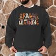 Fall In Love With Learning Autum Thanksgiving Teacher Kids Men Graphic Sweatshirt, novelty gifts, funny gifts
