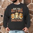 Are You Fall O Ween Directions Teacher Halloween Dog Ghost Men Graphic Sweatshirt, novelty gifts, funny gifts