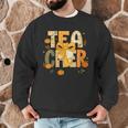 Fall Teacher Pumpkin Coquette Bow Autumn Classroom Men Graphic Sweatshirt, novelty gifts, funny gifts
