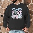First Grade Coquette Bow Girls Teacher Team 1st Grade Squad Men Graphic Sweatshirt, novelty gifts, funny gifts First Grade Coquette Bow Girls Teacher Team 1st Grade Squad Men Graphic Sweatshirt, novelty gifts, funny gifts