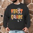 First Grade Dream Retro Team Fall Halloween Spooky Teachers Men Graphic Sweatshirt, novelty gifts, funny gifts