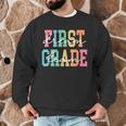 First Grade Dream Team Back To School 1st Grade Teacher Men Graphic Sweatshirt, novelty gifts, funny gifts