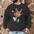 Flower American Sign Language ASL Teacher Teaching Deaf Men Graphic Sweatshirt, novelty gifts, funny gifts Flower American Sign Language ASL Teacher Teaching Deaf Men Graphic Sweatshirt, novelty gifts, funny gifts