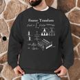 Fourier Transform Signal Science Math Teacher Nerdy Men Graphic Sweatshirt, novelty gifts, funny gifts