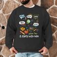 Friendship Inclusion Language Teacher It Starts With Hello Men Graphic Sweatshirt, novelty gifts, funny gifts Friendship Inclusion Language Teacher It Starts With Hello Men Graphic Sweatshirt, novelty gifts, funny gifts