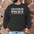 Grammar Police T Shirt English Teacher Men Graphic Sweatshirt, novelty gifts, funny gifts