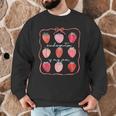 Groovy Kindergarten Is My Jam Strawberry Kinder Team Teacher Men Graphic Sweatshirt, novelty gifts, funny gifts