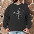 Halloween Ballet Mummy Ballerina Spooky Dance Teacher Women Men Graphic Sweatshirt, novelty gifts, funny gifts